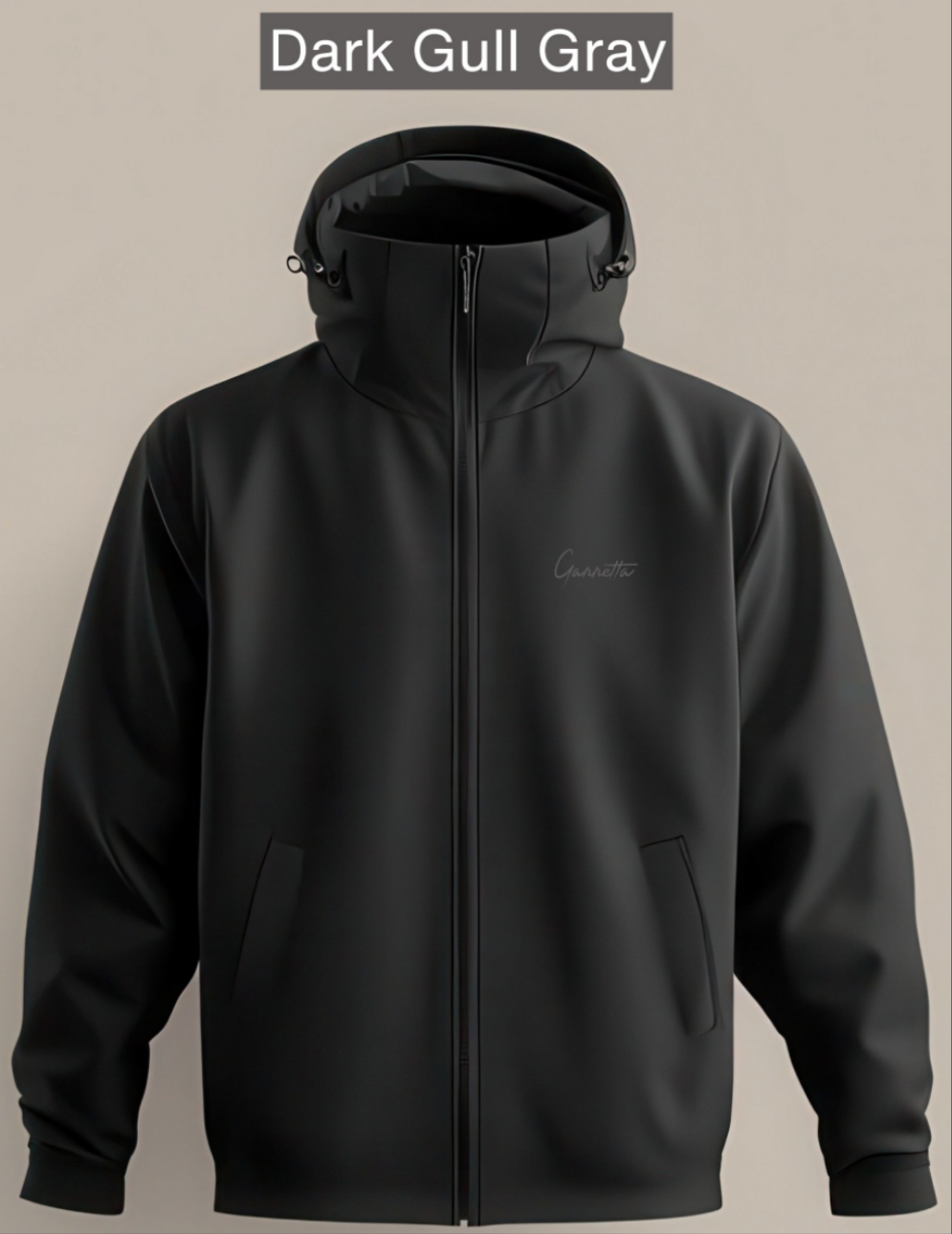 Dark Gray Gull Black Jacket