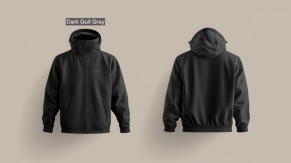Dark Gray Gull Black Jacket